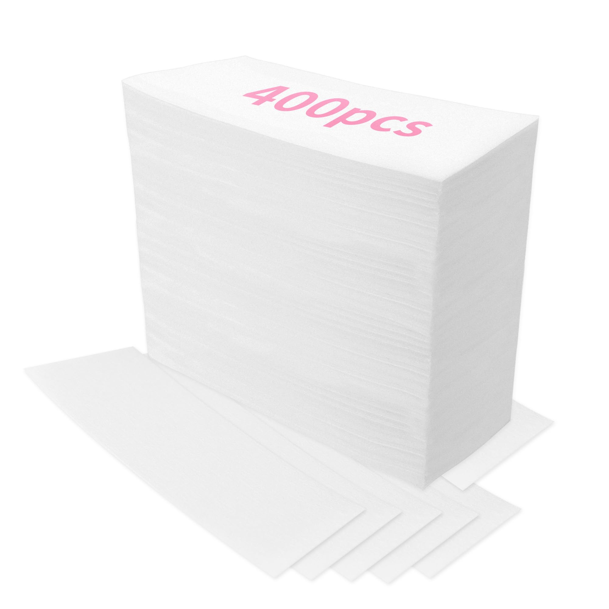 Beauty7 Wax Paper Waxing Strips 400pcs Non Woven Wax Strip Paper Epilating Bikini Wax Papers Strips Hair Removal