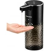 XIUXIUZSX Touchless Automatic Electric Liquid Soap Dispenser | Rechargeable 400ml Wall &amp; Countertop Mount Waterproof Motion Sensor Liquid Soap Dispenser for Kitchen Sink Bathroom