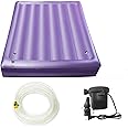 N\A Square Waterbed Mattress - Water and Air Dual Purpose Waterbed Insert Mattress High Capacity Water Bed Full Size (X-Long Twin，39×80x7.9inch, 50% Medium Wave)
