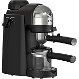 Koblenz CKM-650 EIN - Cafetera expreso/cappuccino, 3.5 bares de presión,  800 Vatios, Negro/Acero, 10.04″ x 8.66″ x 14.17″, 4 tazas (240 ml) :  Amazon.com.mx: Hogar y Cocina