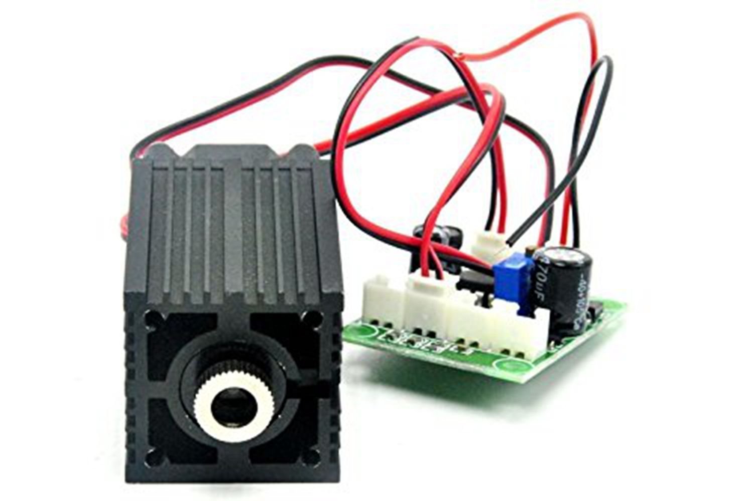 High Power 532nm 80mw-100mw Green Dot Laser Module 12V DC With TTL