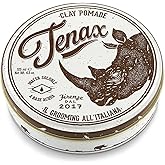 Tenax Clay Pomade for Men, Adds Volume and Texture on Damp or Dry Hair