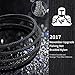 iPhone charger, Vipfan 5 Pack 3X3ft 2X6ft Nylon Braided lightning to USB charging cable cord - iPhone X 8 8Plus 7 7 Plus 6 6S 6 Plus 5S SE iPod iPad Mini Air Pro(Black)