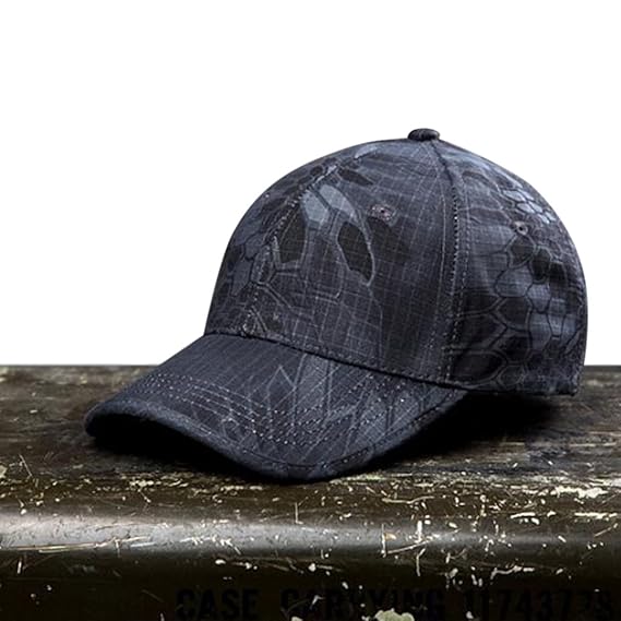 Noga Python Camouflage Hat Simplicity Outdoor Sun Hat Armee Hat Woodland camo Outdoor Tactical Cap für Angeln Wandern Jagd