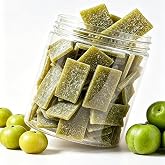 Indian Gooseberry and Plum Slices-8.81oz Seedless 1mm Thin Fruit Snack | Rich in Vitamin C and Sweetness 250g Dehydrated Fruits for Office Travel and After Meals - Jade Ganzi, Amra and Green Plum
