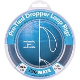 Rig Mate Pre-Tied Dropper Loop Rigs. Fishing Line Spool. | Loops 18 Inches Apart with 5.5 Inch Loop Size. Perfect for Saltwater Fishing. Perfect for Snapper &amp; Bottom Feeding Fish.