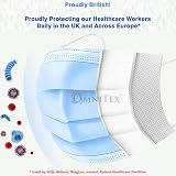 Omnitex Black 3Ply IIR Medical Face Mask EN14683:2019 Pack 50 view 7