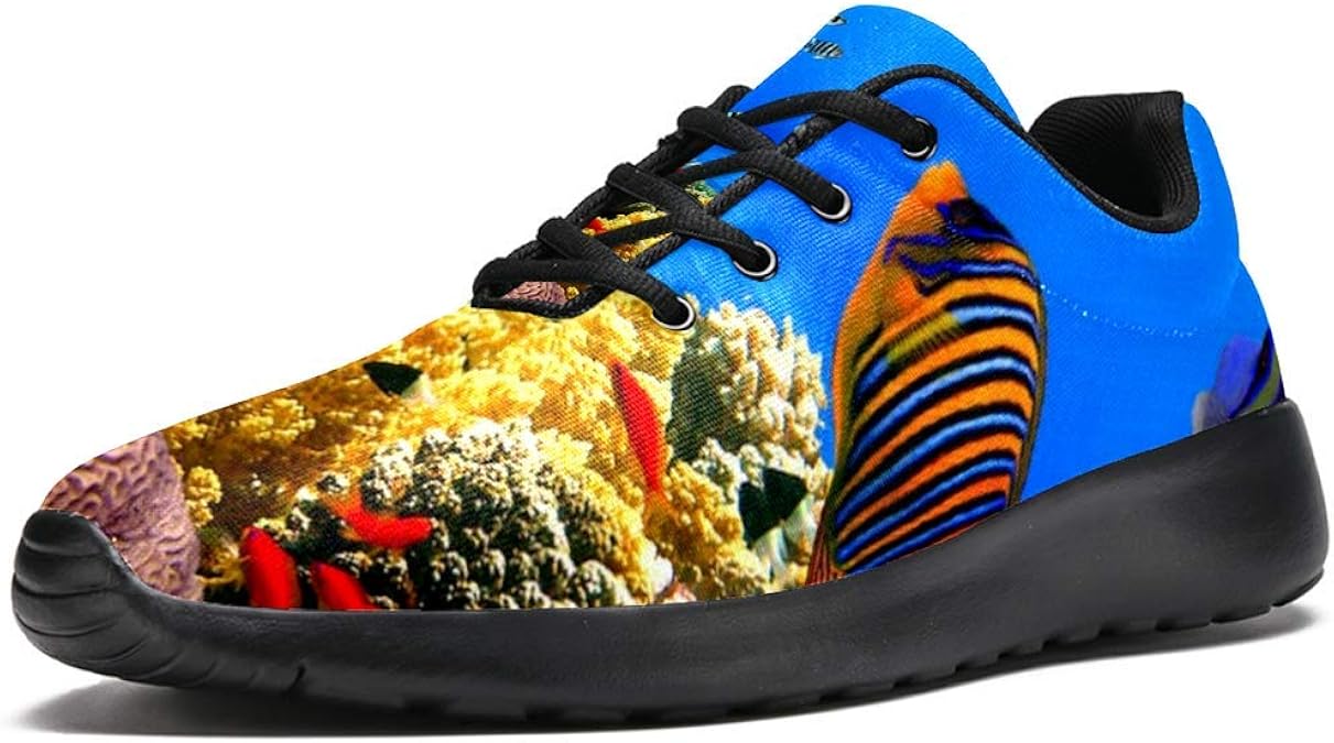 LORVIES Coral Reef Eygpt Men’s Running Shoes LORVIES Coral Reef Eygpt Men’s Running Shoes