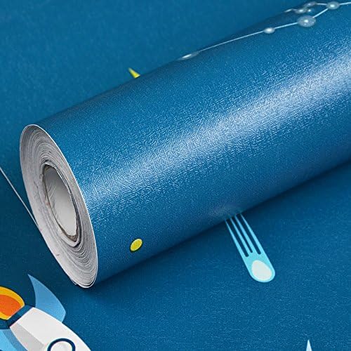 Ghaif Self-adhesive PVC wall paper wall-45cm10m10 m P5243 universe big stars.