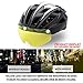 VICTGOAL Bike Helmet Strong Magnetic Helmet Goggles Visor for VG103 Bicycle Helmet (Yellow)