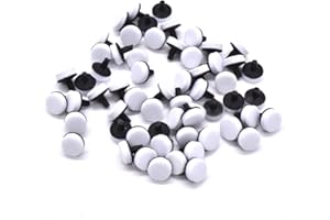 Angzhili 60 pcs/box Fast Quick Foam Pad for Dental Composite Resin Modelling (Black,6mm)