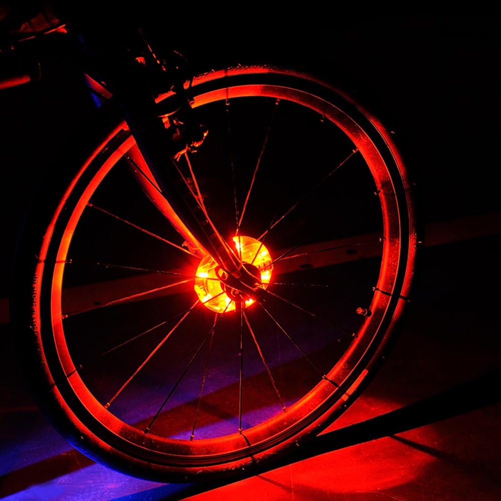 Fozela Bright Led Bike Wheel Light, Cool Mountain Bike Spoke Lights for