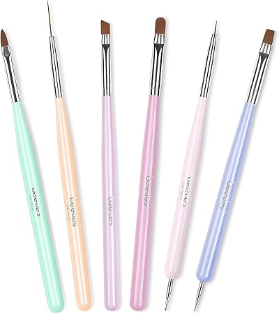 beetles Gel Polish Nail Art Brushes Set Gel Extension Builder Liner Dotting Pen