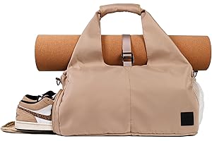 Venture Peak Yoga Bag for Women –Gym Tote with Shoe Pocket, Insulated Bottle Holder & Multiple Compartments – Yoga Tote Bag for Gym