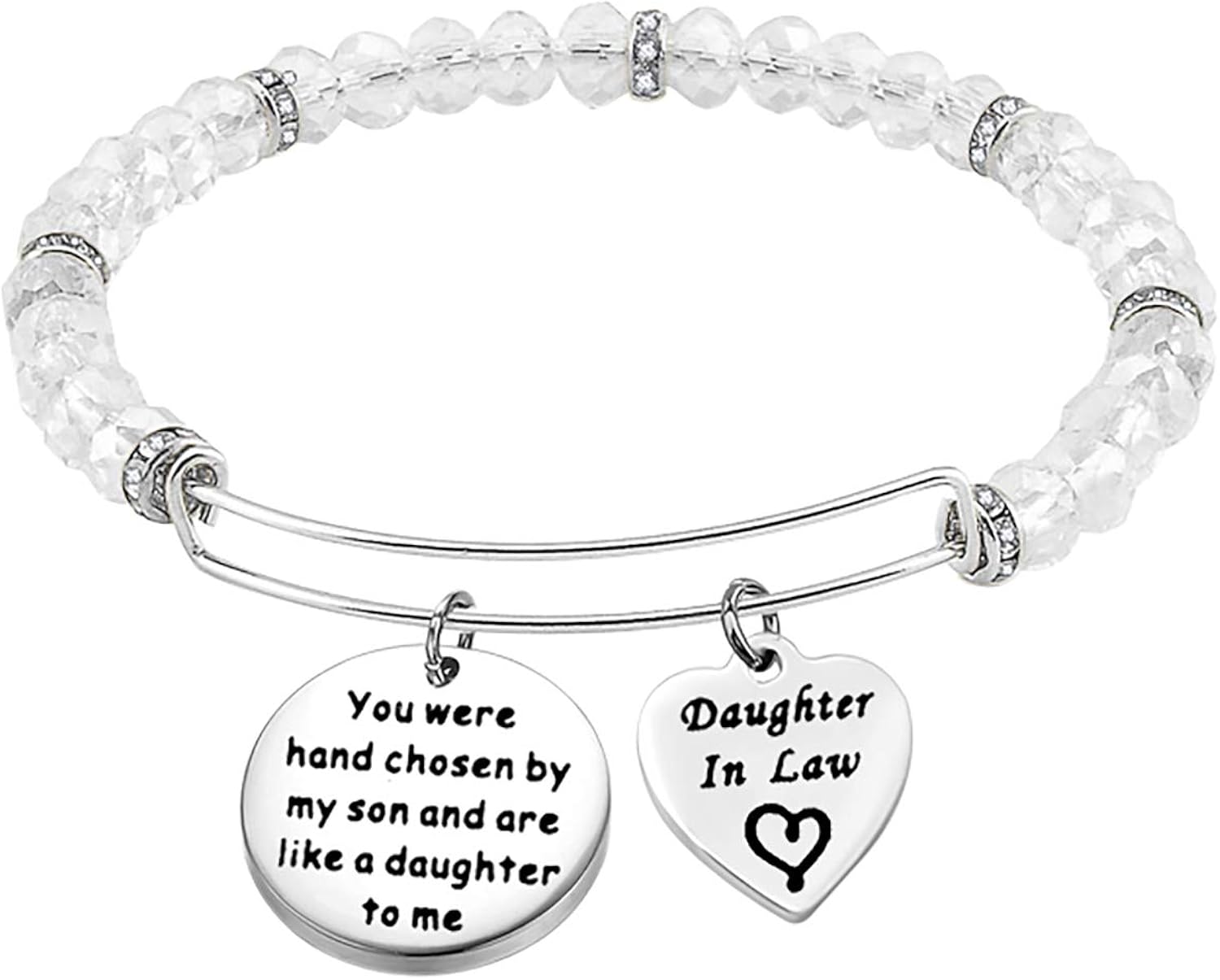 FEELMEM DaughterinLaw Bracelet You Were Hand Chosen By My Son And Are