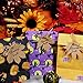 Supla 120 PCS Favor Tags Thank You Gift Tags Place Cards Name Tags Blank Cards Hang Tags Kraft Paper Tags Maple Fall Leaves Shape - 3.2