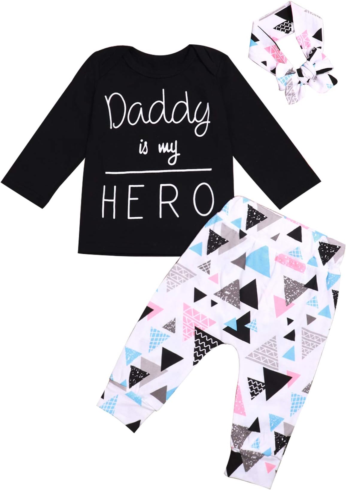 Newborn Baby Toddler Girl Clothes Printing Pants Shorts Romper Skirt Outfits Set