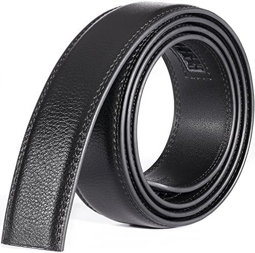 Katusi Mens Automatic Without Buckle Belt Genuine Leather Width 3.5cm kts9