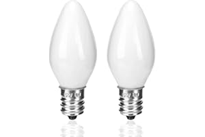 LikeLion 12-Volt Replacement Light Bulbs for Dept 56 Village Buildings, White, 2 Pack