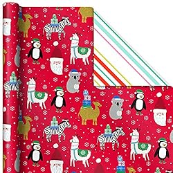 Hallmark Trendy Reversible Christmas Wrapping Paper