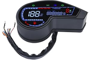 YUNLEI Motorcycle Tachometer for NXR150 NXR125 Bros XR150 GY200 03-14 Digital Speedometer with LED Backlight Speedometer Display