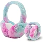 Yuoahcn Toddler Kids Winter Earmuffs Girl Warm Ear Muffs Baby Girls Plush Ear Warmers Cute Ear Covers Headband 3-8Y