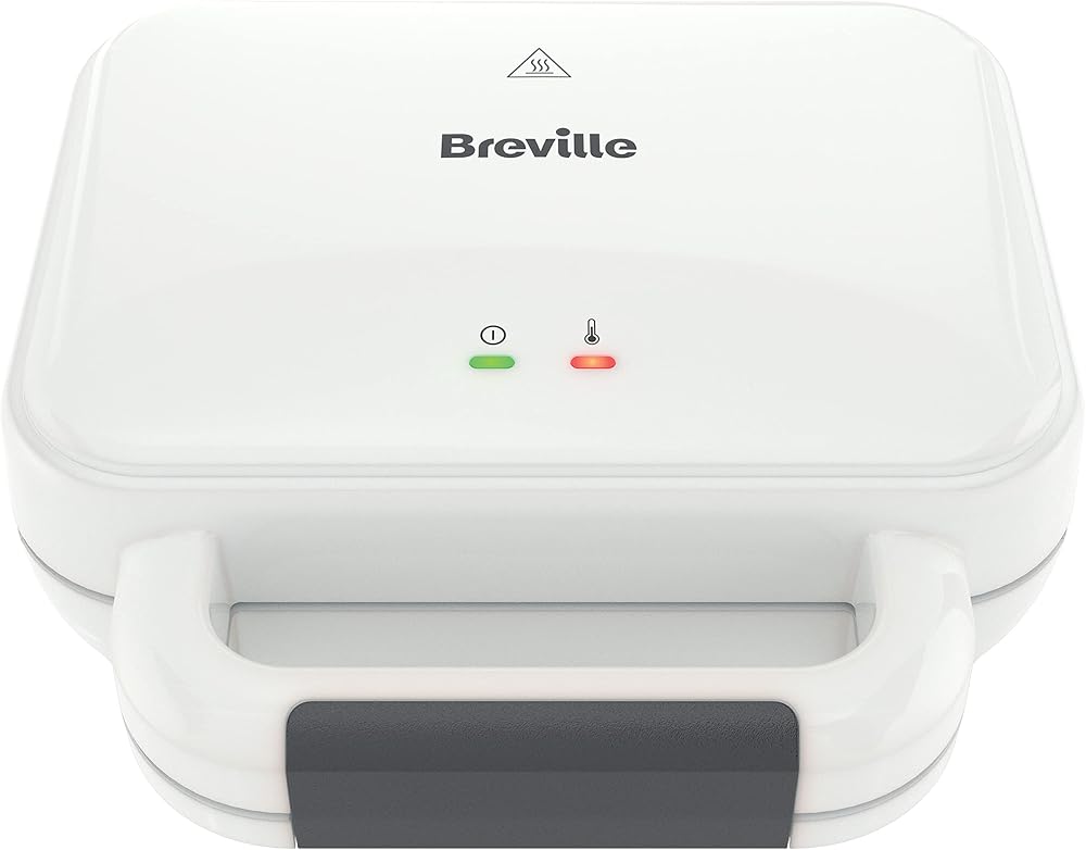 Breville Deep Fill Toastie Maker 2 Slice Sandwich Toaster White VST091