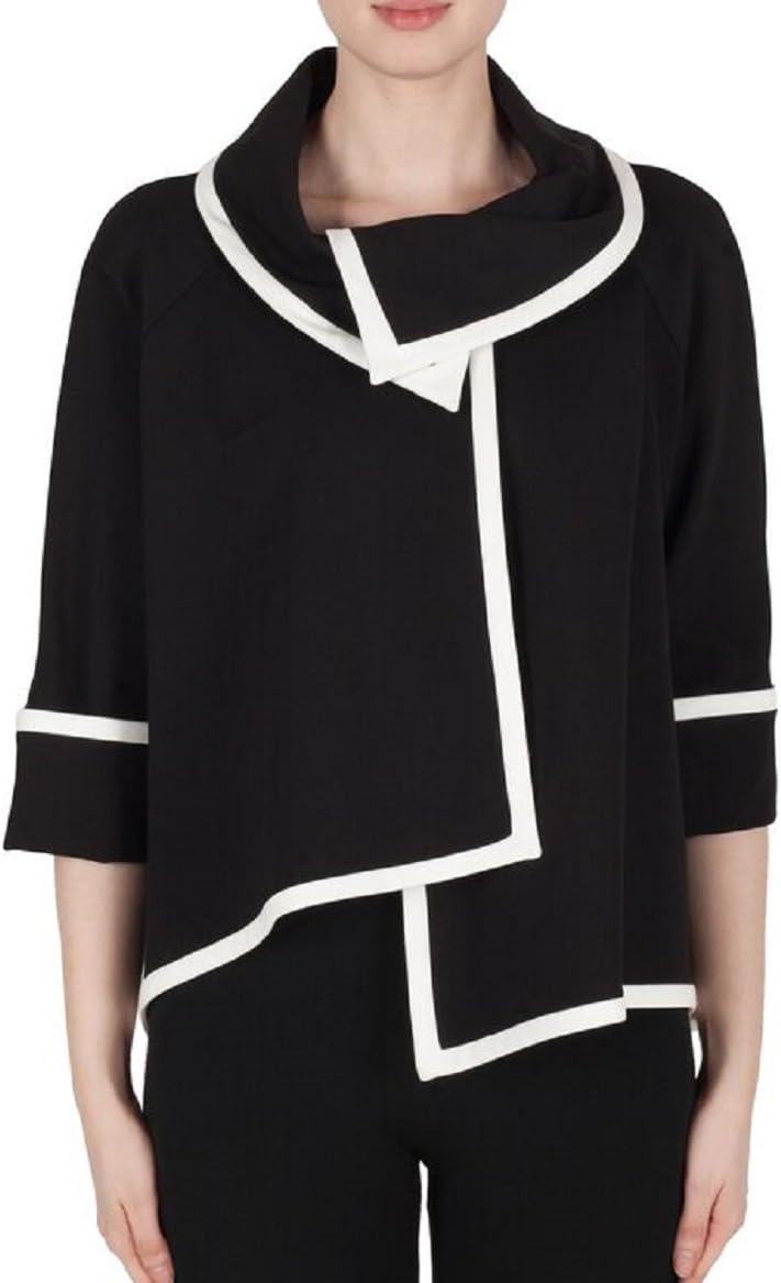 Joseph Ribkoff Black/Vanilla Jacket Style 173305