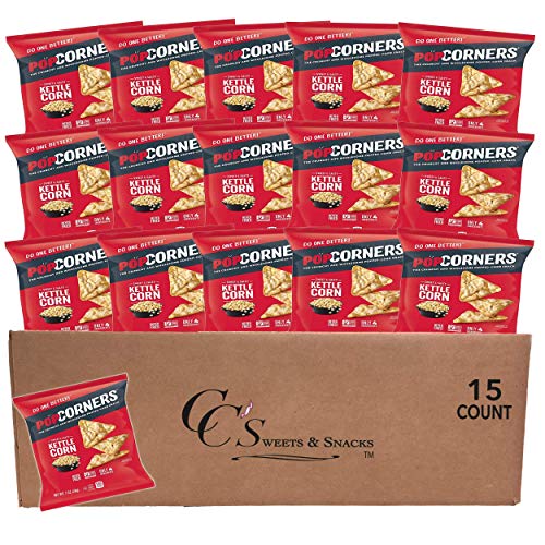 Popcorners Kettle Corn Sweet & Salty GlutenFree Vegan Snack Packs 1oz
