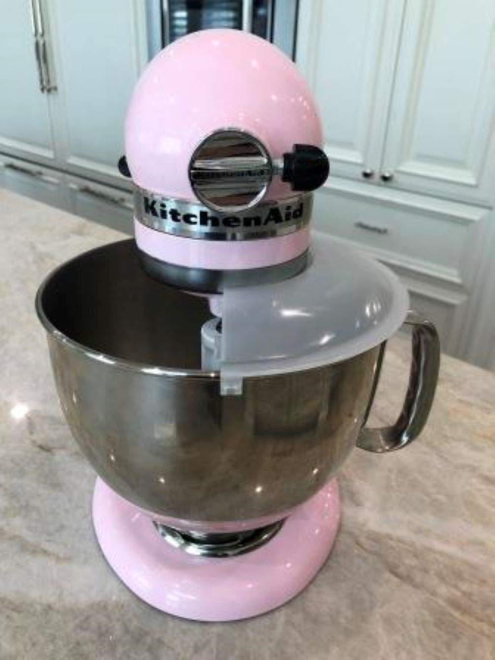 Exclusively for Kitchen Aid 4.5 Mixing Bowl, USA Patented 3 in 1 Splatter cover, Eliminates the mess, Securely seals and has easy access door for adding additional ingredients,