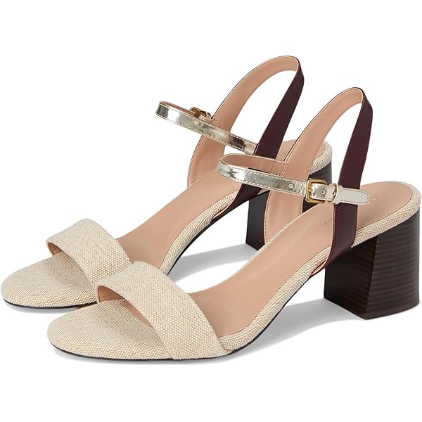 Amazon.com | Cole Haan Women's Fenley Sandal Flat, Black, 8