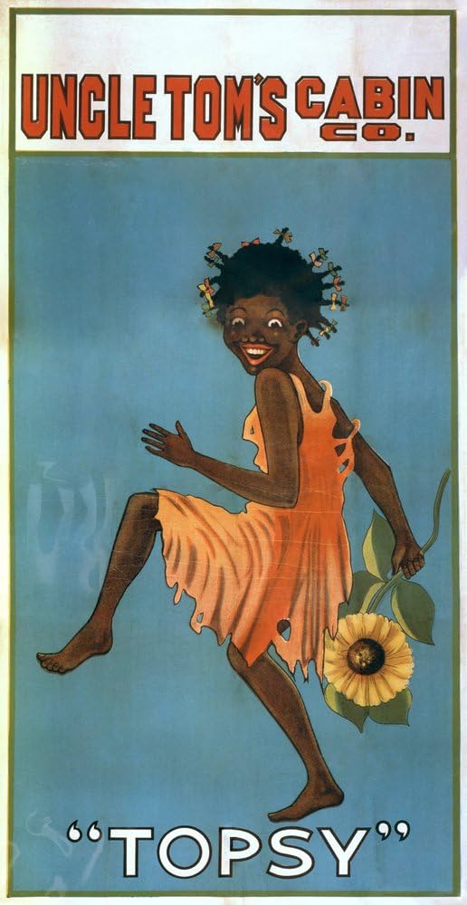 Amazon Com Uncle Tom S Cabin Topsy Black Girl With Sunflower