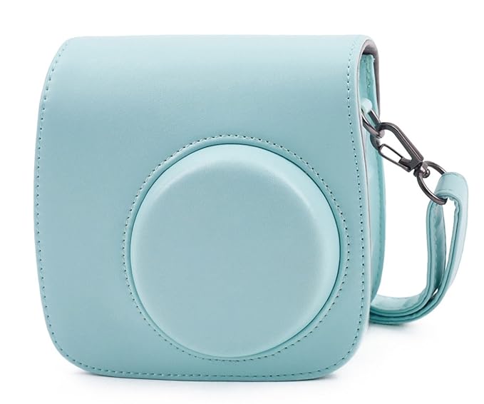 Leebotree Tasche Kompatibel mit Instax Mini 9 / Mini 8 8+ Sofortbildkamera aus Weichem Kunstleder mit Schulterriemen und Tasc