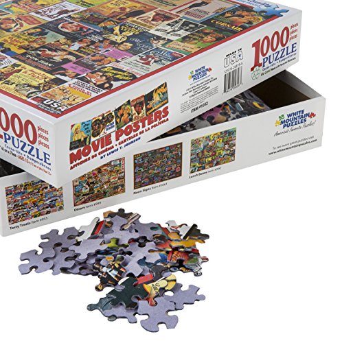 White Mountain Puzzles - Classic Movie Posters - 1,000 Piece Jigsaw Puzzle