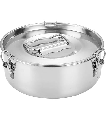 Moule à Flan En Acier Inoxydable - 19x19x7,5 Cm - Avec Couvercle - Pour Flan, Quesillo, Pudding - 3
