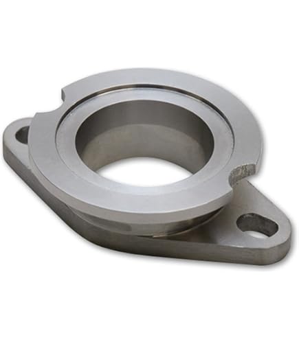 Vibrant 14360 External Wastegate Flange - 35-38mm, 1018 Mild Steel, Bolt-On Pattern For Custom Exhaust Systems