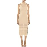 Forever 21 Womens Crochet Sweater Midi Dress