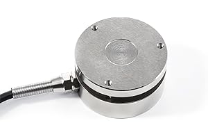 QILICHUANGAN Bellows Type Load Cell Sensor,Test Tension and Compression,Force Weight Pressure Sensor for Scale,Outer Diameter 58mm Accuracy 0.2% Range (0-2000KG)