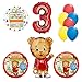 Mayflower Daniel Tiger Neighborhood 3rd Birthday Party Supplies and Balloon Decorations