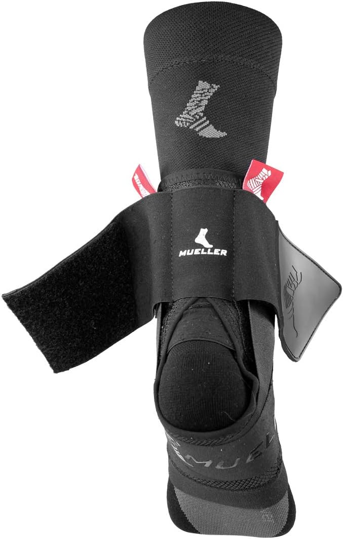 Mueller Sports Medicine The One Ankle Brace Premium, Black, Large: Health & Personal Care
