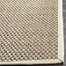 SAFAVIEH Area Rug 3x5 - Natural Fiber Collection - Natural & Ivory, Seagrass, Basketweave Pattern with Border (NF114J)