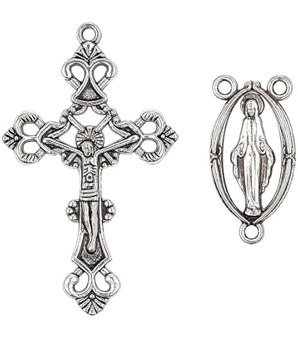 Amazon.com: 2 Inches Alloy INRI Rosary Jesus Crucifix Cross,Pack