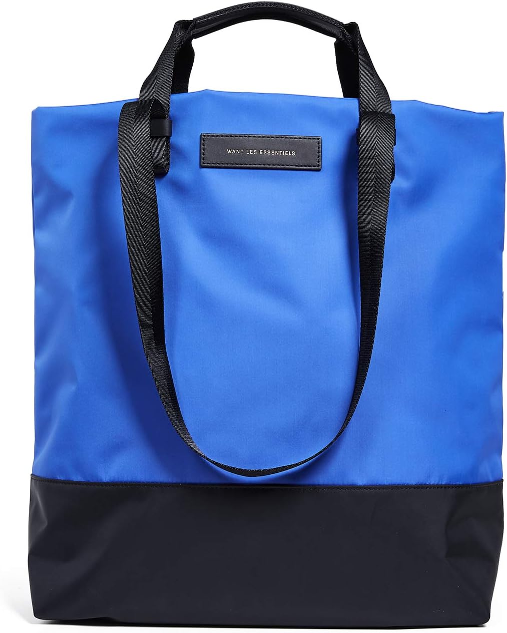 WANT Les Essentiels Men's Dayton Shopper Tote, Cerulean Blue/Black, One Size