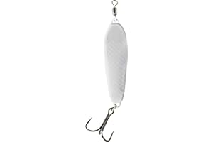 WAR EAGLE CUSTOM LURES War Eagle Jigging Spoon Fishing Lure with Built-in Swivel and EWG Treble Hook