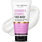 Dr. Sheth's Ceramide &amp; Vitamin C Brightening Face Wash, 3.53 Oz/100g | Gentle daily cleanser that helps remove dirt and excess oil