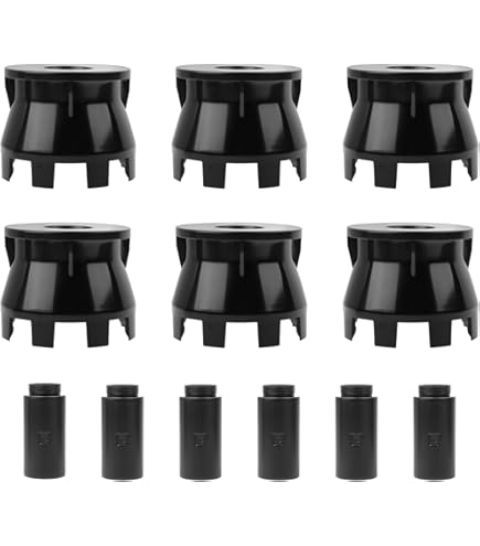 Kap IT Pop Up Sprinkler Riser Extensions - 1.5 Inch 10 Pack Black, Fits Rainbird Hunter Orbit Systems