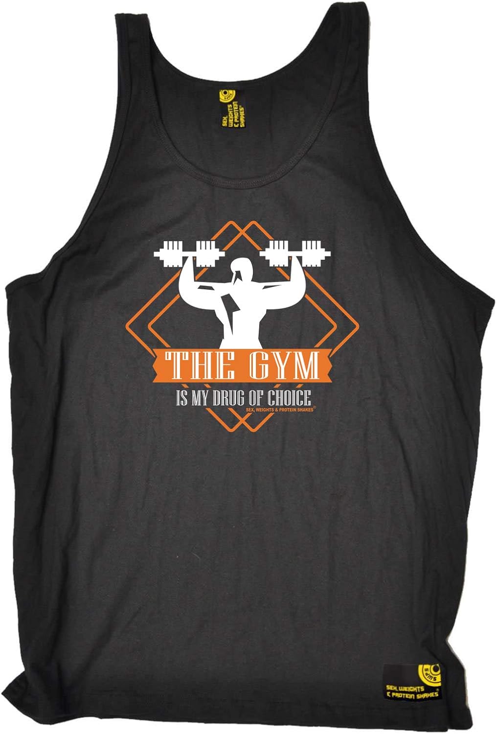 Gym Bodybuilding S.W.P.S. Sports Vest Drug of Choice Bella Singlet