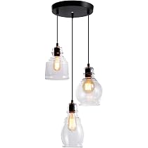ESCENA 3-Light Glass Pendant Light 