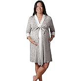 Kindred Bravely Emmaline Maternity & Nursing Robe Hospital Bag/Delivery Essential