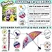 Shopkins Little Girl's Assorted Character Rainwear Umbrella Accessory, blue/pink, Age 3-7